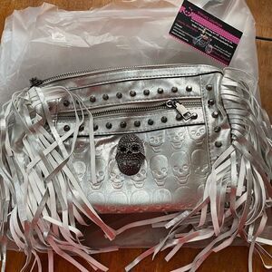 Fringed Skull Handbag   